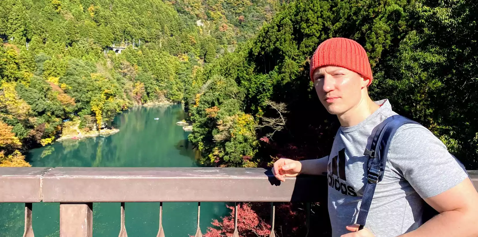 Seth in the mountains.
